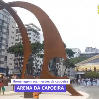 Passeio pela região da Praça Cayru, Mercado Modelo, 2.o Distrito Naval, Elevador Lacerda, monumentos à Cidade do Salvador e aos Capoeiristas